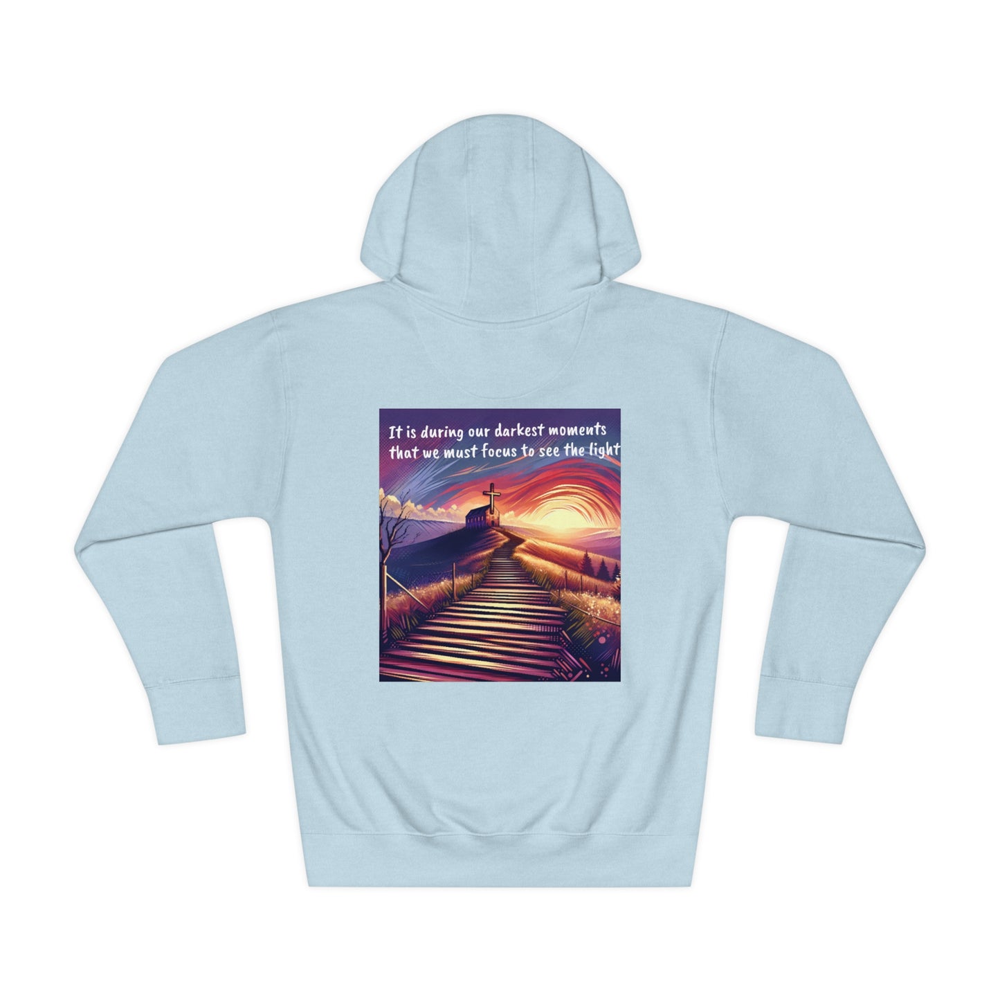 Keep Pushing Motivational Hoodie