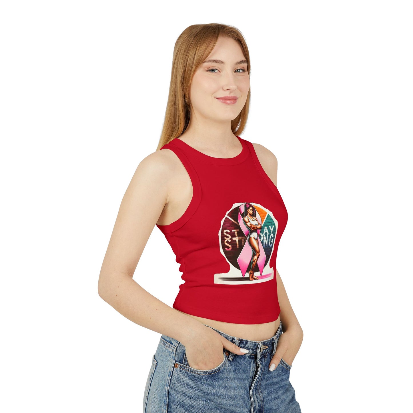 Women's Tank Top Cancer Fighter