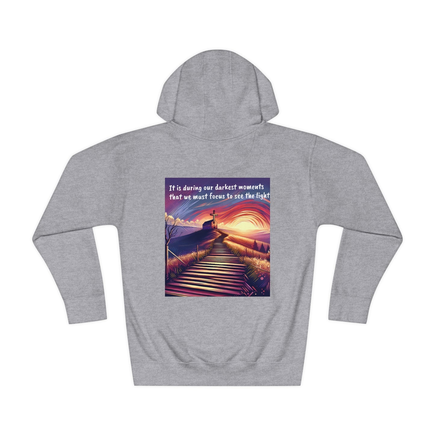 Keep Pushing Motivational Hoodie